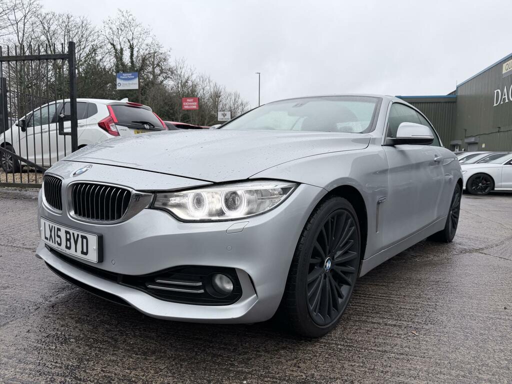 BMW 4 Series 2.0 420D Luxury Convertible Euro 6 LX15BYD Silver #3