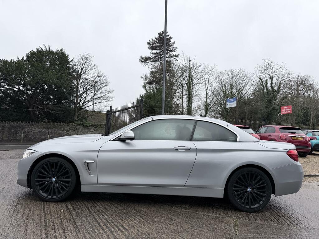 BMW 4 Series 2.0 420D Luxury Convertible Euro 6 LX15BYD Silver #4