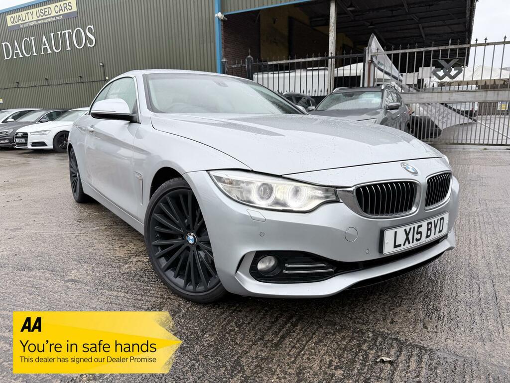 BMW 4 Series 2.0 420D Luxury Convertible Euro 6 Silver