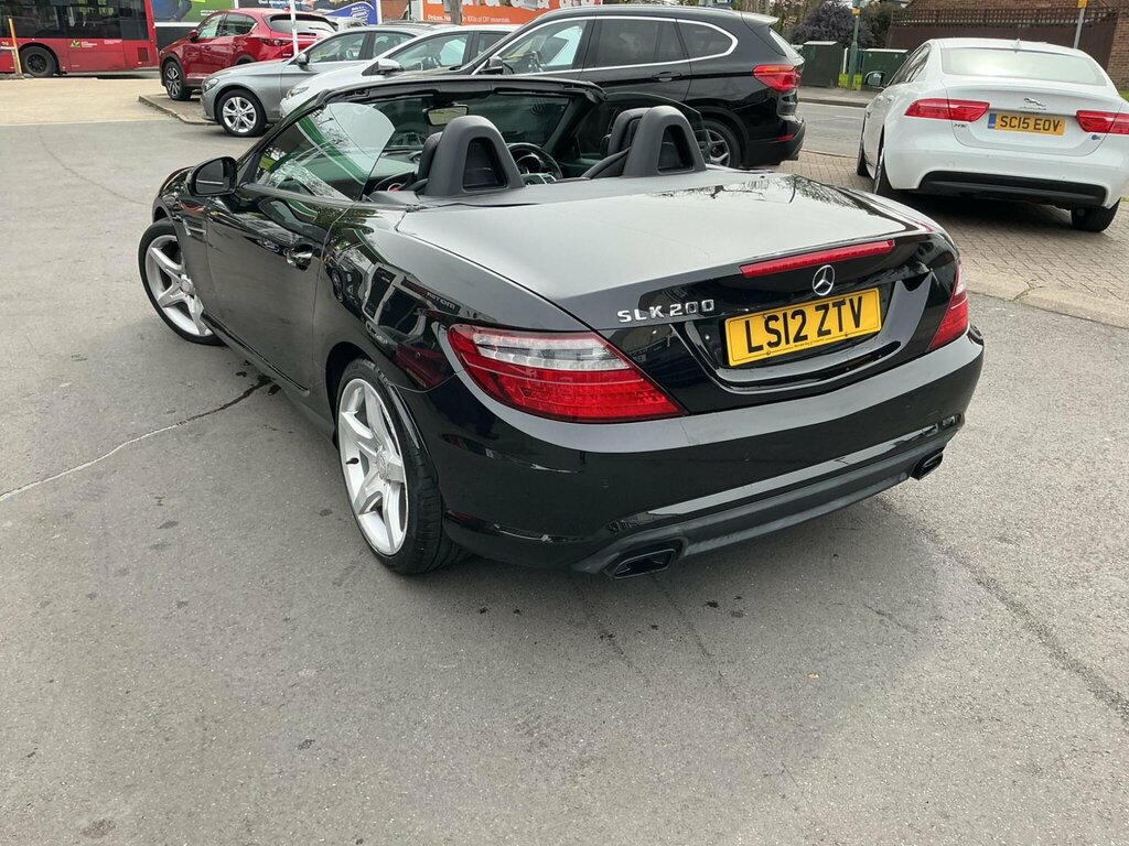 Mercedes-Benz SLK 1.8 Slk200 Blueefficiency Amg Sport G-tronic Euro LS12ZTV Black #5