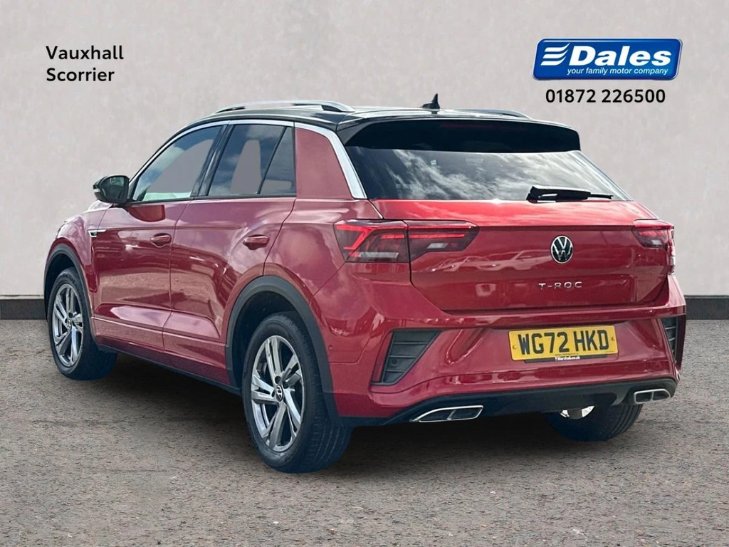 Volkswagen T-Roc Vw T-roc 1.5 Tsi R-line WG72HKD Red #2