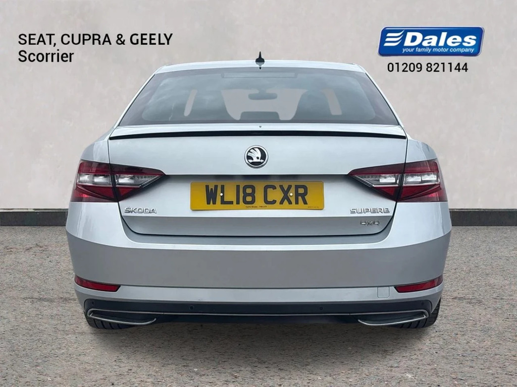Skoda Superb Skoda Superb Sportline Tdi 4X4 Silver #4