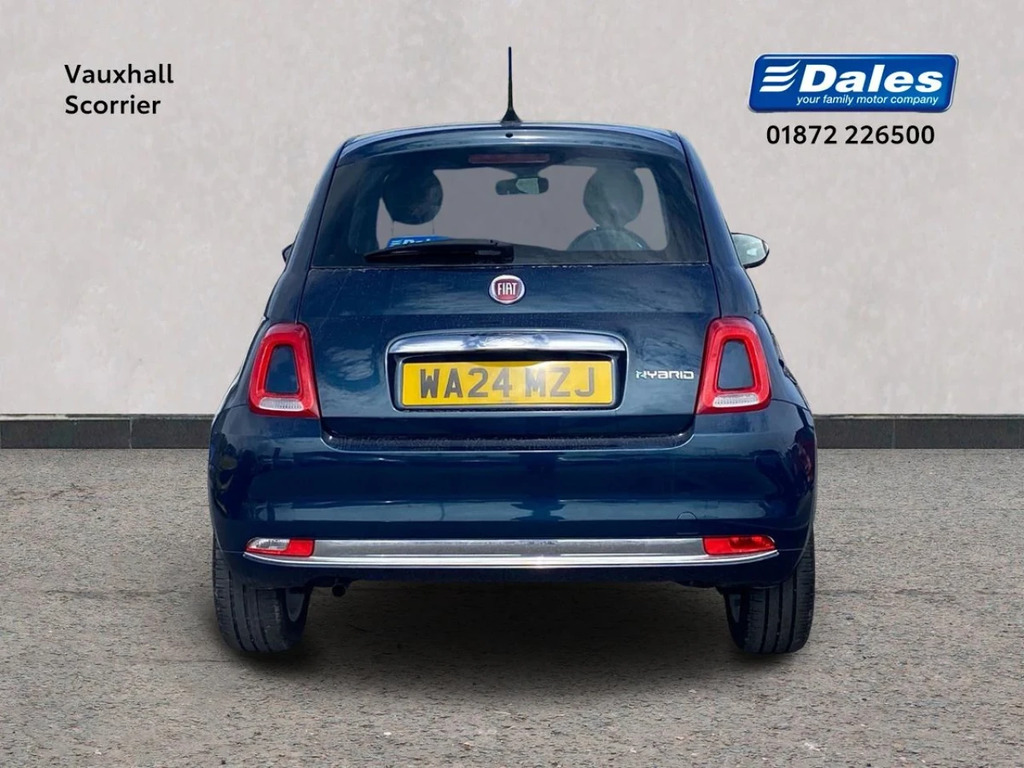 Fiat 500 Blue Fiat 500 1.0 Mild Hybrid WA24MZJ Blue #4
