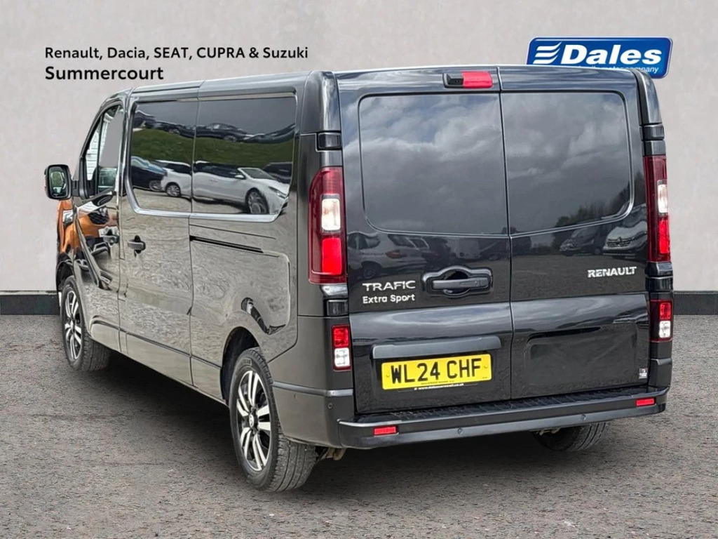 Renault Trafic Ll30 Blue Dci 150 Extra Sport Safety Van WL24CHF Black #2