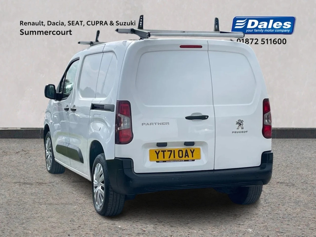Peugeot Partner 1000 1.5 Bluehdi 100 Professional Premium Van YT71OAY White #2
