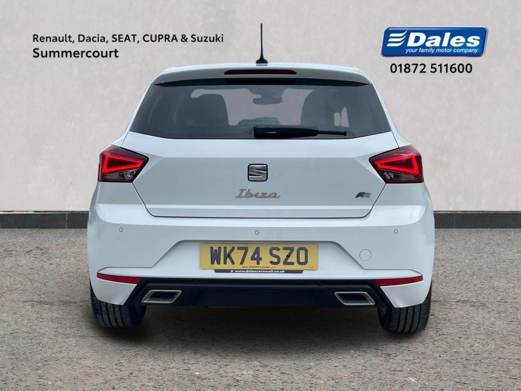 Seat Ibiza Ibiza 1.0 Tsi 115 Fr Hatchback WK74SZO White #4