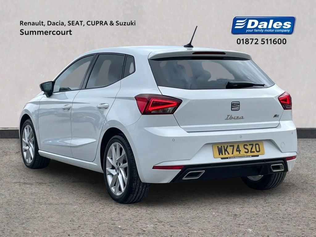 Seat Ibiza Ibiza 1.0 Tsi 115 Fr Hatchback WK74SZO White #2