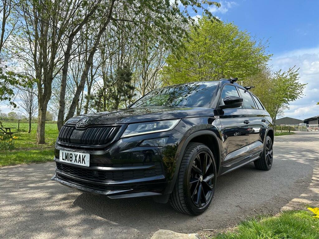 Skoda Kodiaq Suv 2.0 Tdi Sportline Dsg 4Wd Euro 6 Ss 7 LM18XAK Black #3