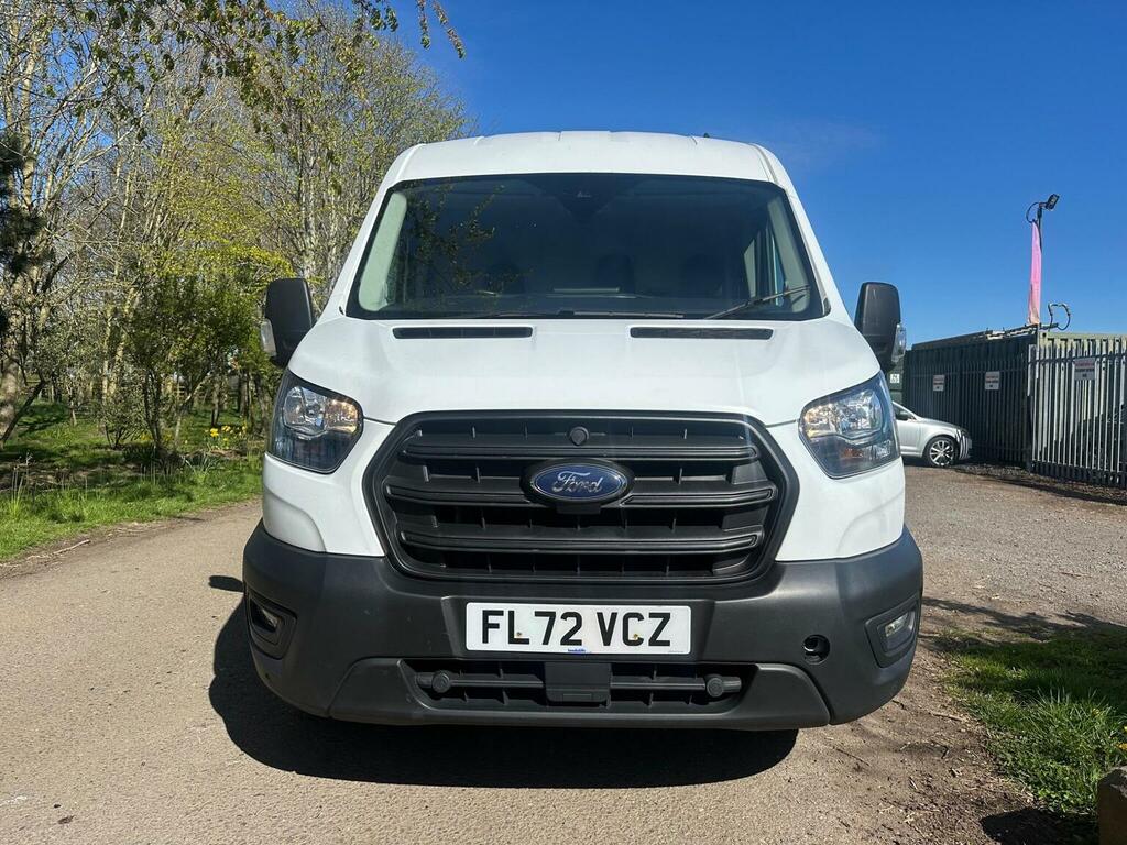 Ford Transit Custom Panel Van 2.0 350 Ecoblue Trend Fwd L3 H2 Euro 6 FL72VCZ White #2