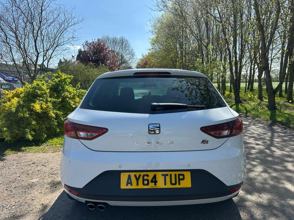 Seat Leon Hatchback 1.4 Tsi Act Fr Euro 6 Ss 201464 AY64TUP White #6