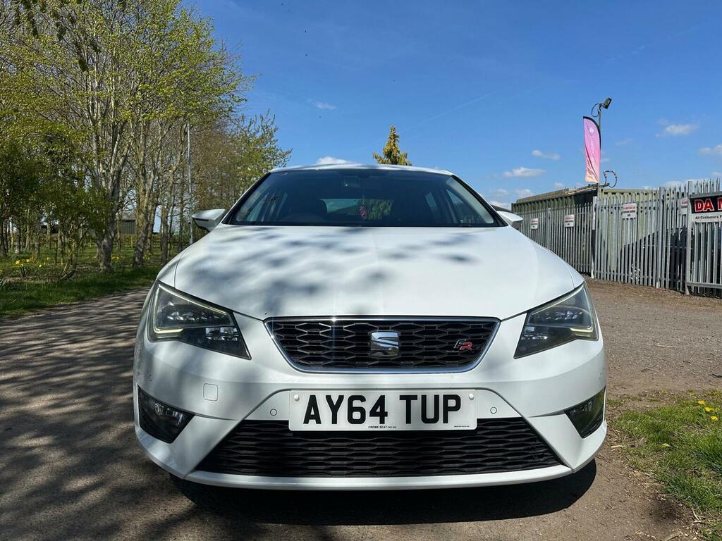 Seat Leon Hatchback 1.4 Tsi Act Fr Euro 6 Ss 201464 AY64TUP White #2
