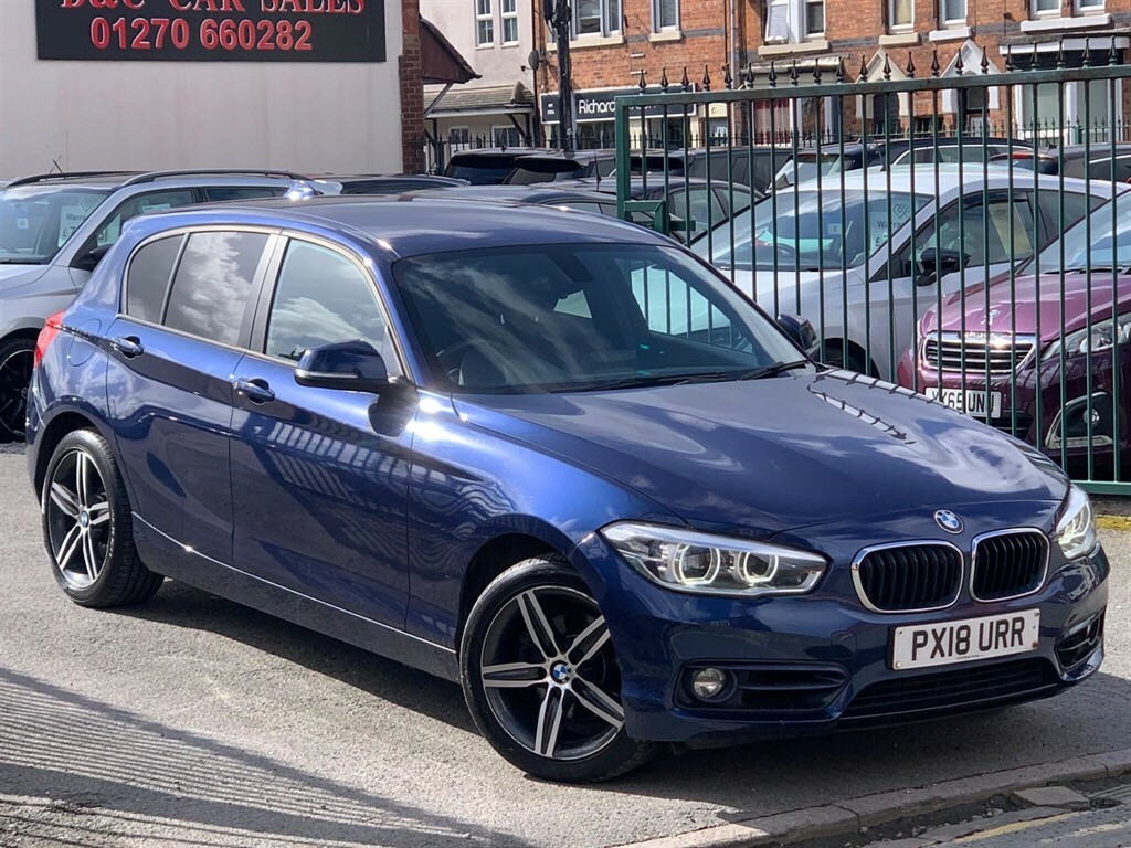 BMW 1 Series 2.0 120D Sport Xdrive Euro 6 Ss PX18URR Blue #4
