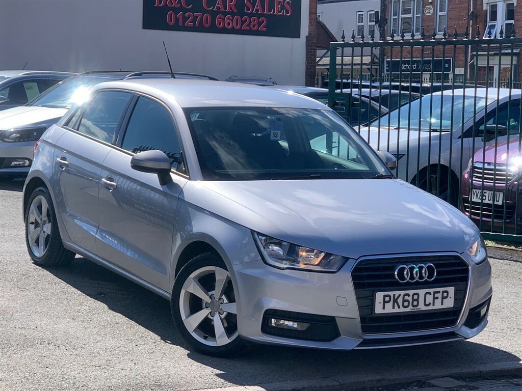 Audi A1 1.0 Tfsi Sport Sportback Euro 6 Ss Nav PK68CFP Silver #2