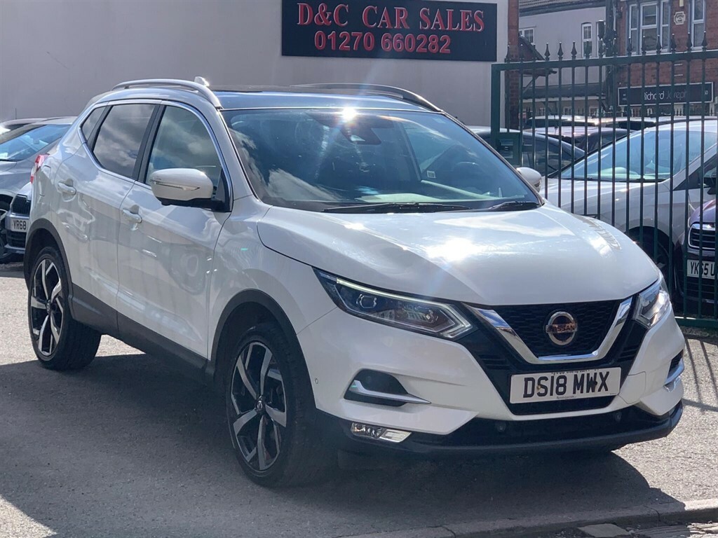 Nissan Qashqai 1.5 Dci Tekna Euro 6 Ss DS18MWX White #6