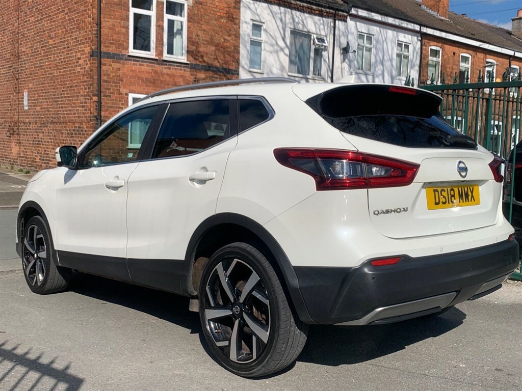 Nissan Qashqai 1.5 Dci Tekna Euro 6 Ss DS18MWX White #4