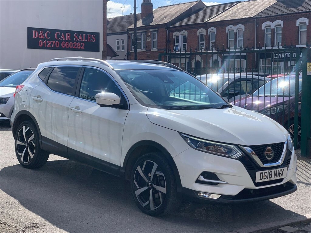 Nissan Qashqai 1.5 Dci Tekna Euro 6 Ss DS18MWX White #5