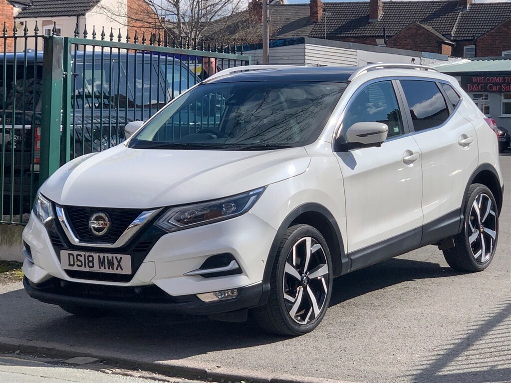 Nissan Qashqai 1.5 Dci Tekna Euro 6 Ss DS18MWX White #3