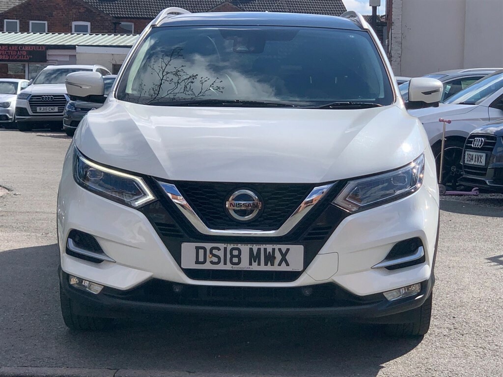 Nissan Qashqai 1.5 Dci Tekna Euro 6 Ss DS18MWX White #2