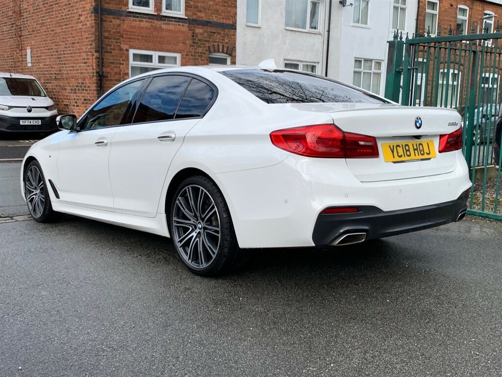 BMW 5 Series 3.0 530D M Sport Euro 6 Ss YC18HOJ White #4
