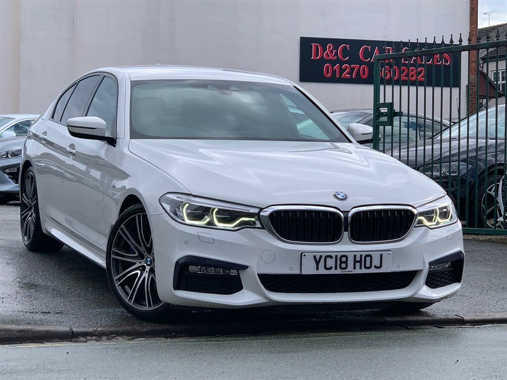 BMW 5 Series 3.0 530D M Sport Euro 6 Ss YC18HOJ White #5