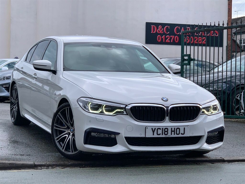 BMW 5 Series 3.0 530D M Sport Euro 6 Ss YC18HOJ White #6