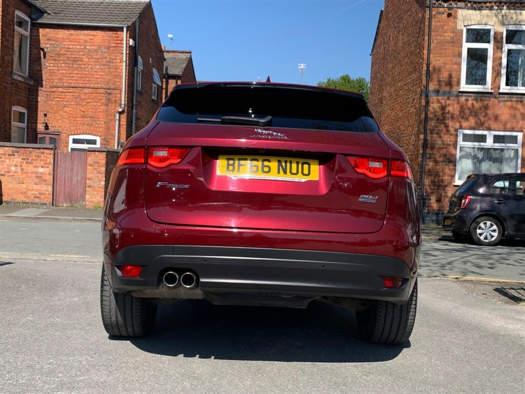 Jaguar F-Pace 2.0 D180 R-sport Awd Euro 6 Ss BF66NUO Red #5