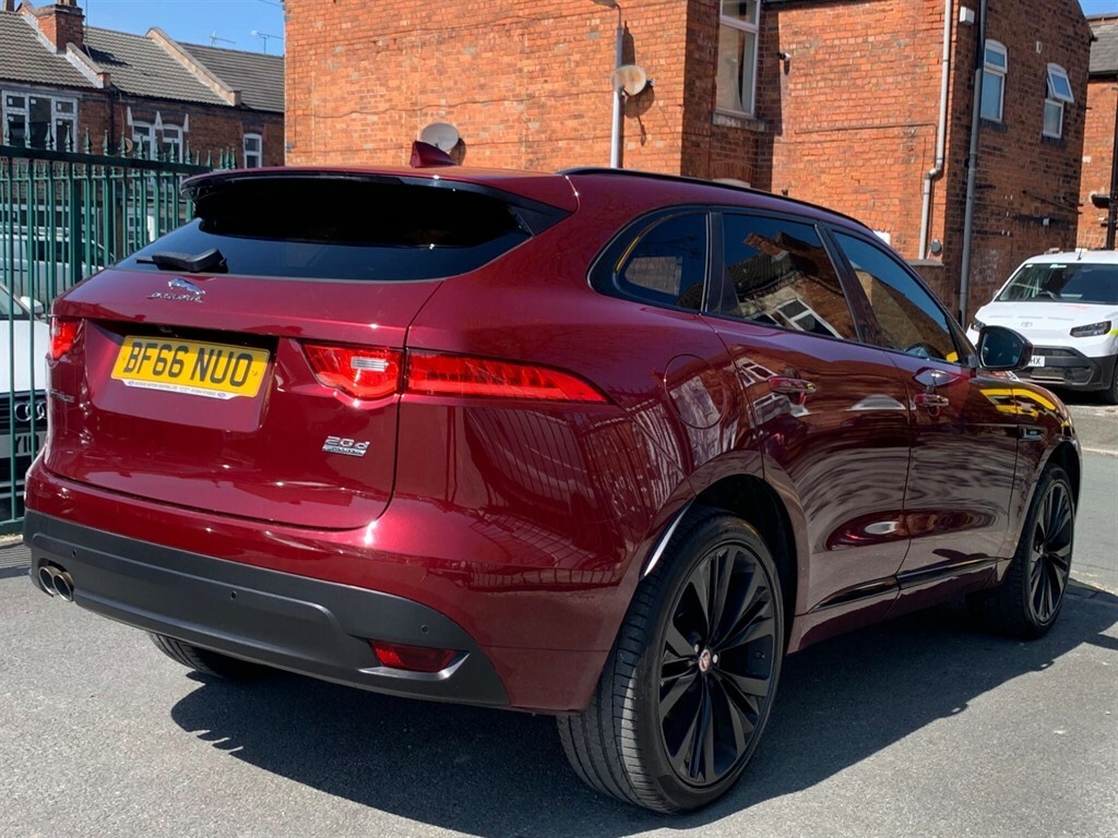 Jaguar F-Pace 2.0 D180 R-sport Awd Euro 6 Ss BF66NUO Red #4