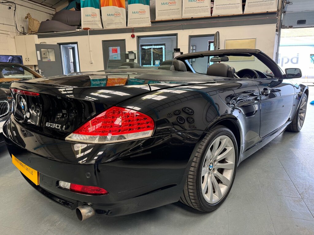 BMW 6 Series 3.0 630I Sport Convertible Euro 4 Black #4