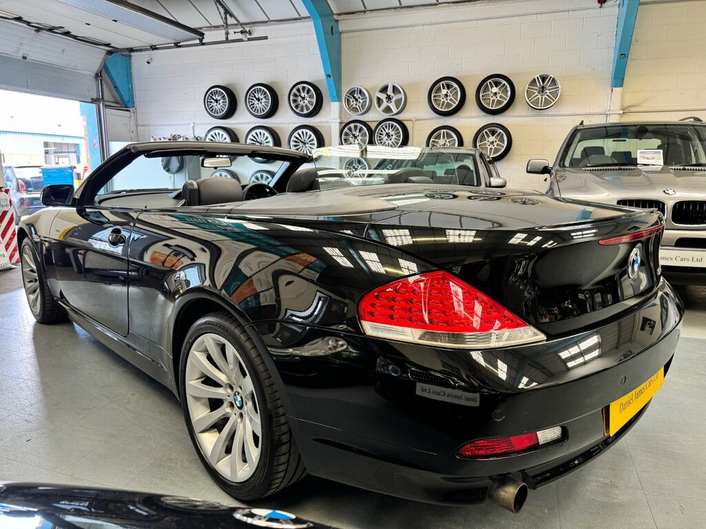 BMW 6 Series 3.0 630I Sport Convertible Euro 4 Black #3