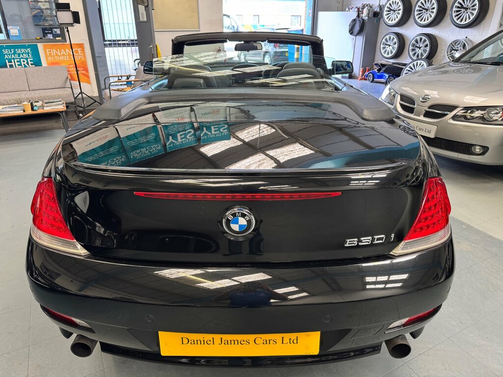 BMW 6 Series 3.0 630I Sport Convertible Euro 4 Black #5