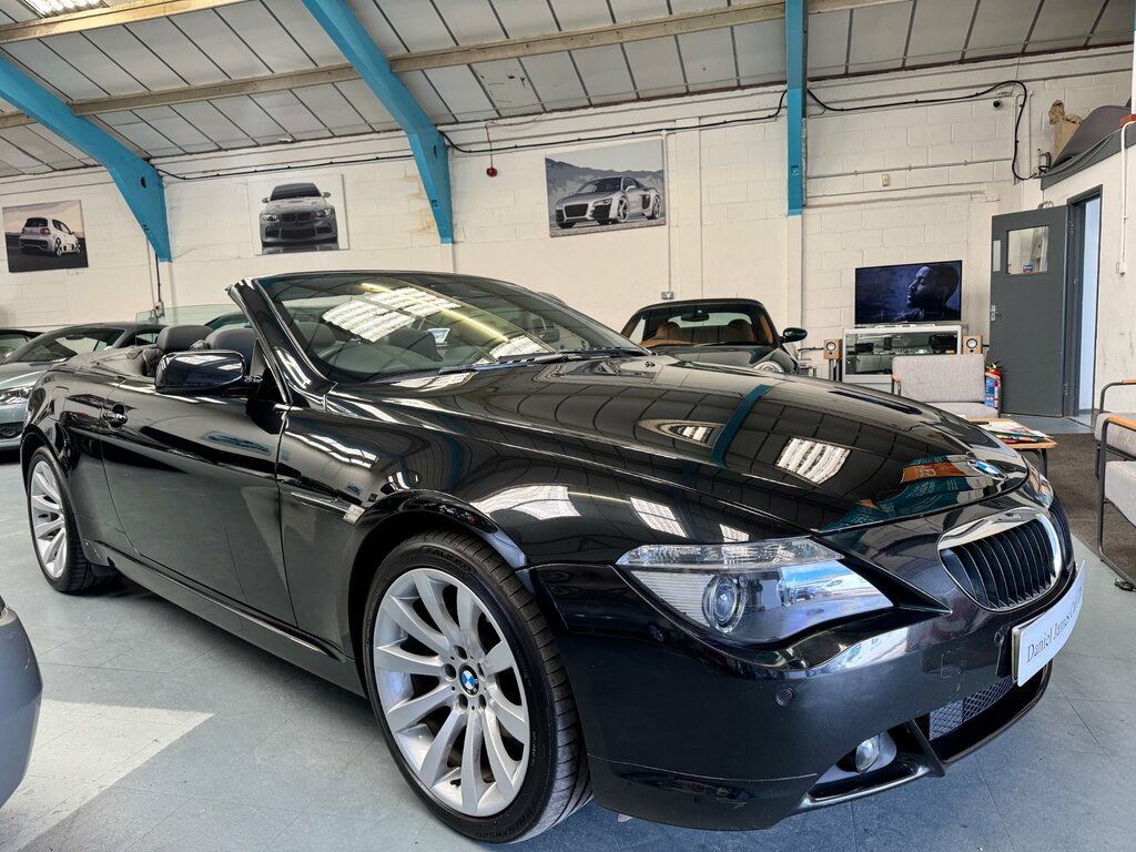 BMW 6 Series 3.0 630I Sport Convertible Euro 4 Black
