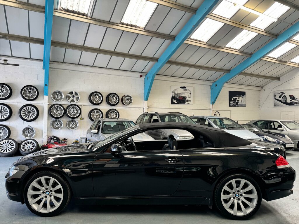 BMW 6 Series 3.0 630I Sport Convertible Euro 4 Black #6