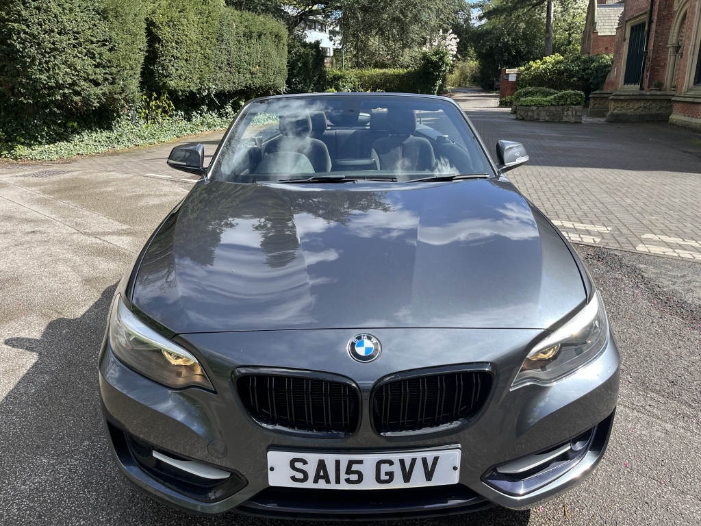 BMW 2 Series Convertible SA15GVV Grey #5