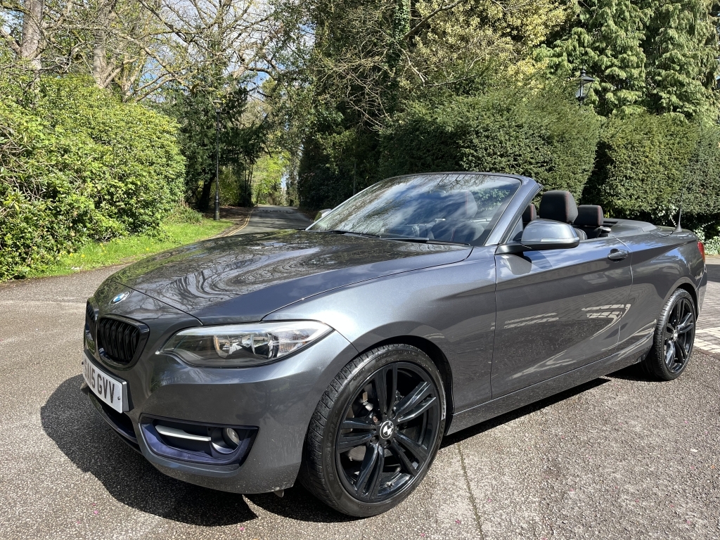BMW 2 Series Convertible SA15GVV Grey #6