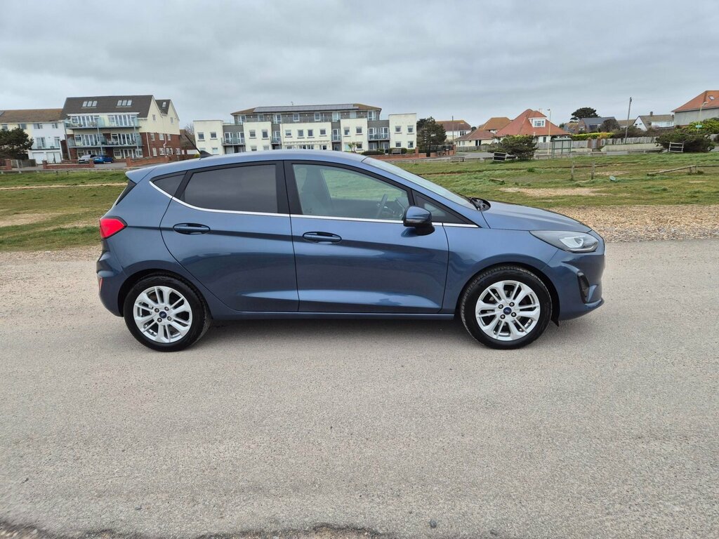 Ford Fiesta Titanium Mhev Mild Hybrid 125 Ps EK72OTB Blue #2
