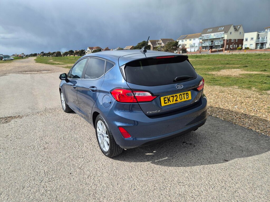 Ford Fiesta Titanium Mhev Mild Hybrid 125 Ps EK72OTB Blue #6