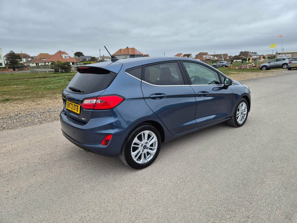 Ford Fiesta Titanium Mhev Mild Hybrid 125 Ps EK72OTB Blue #4