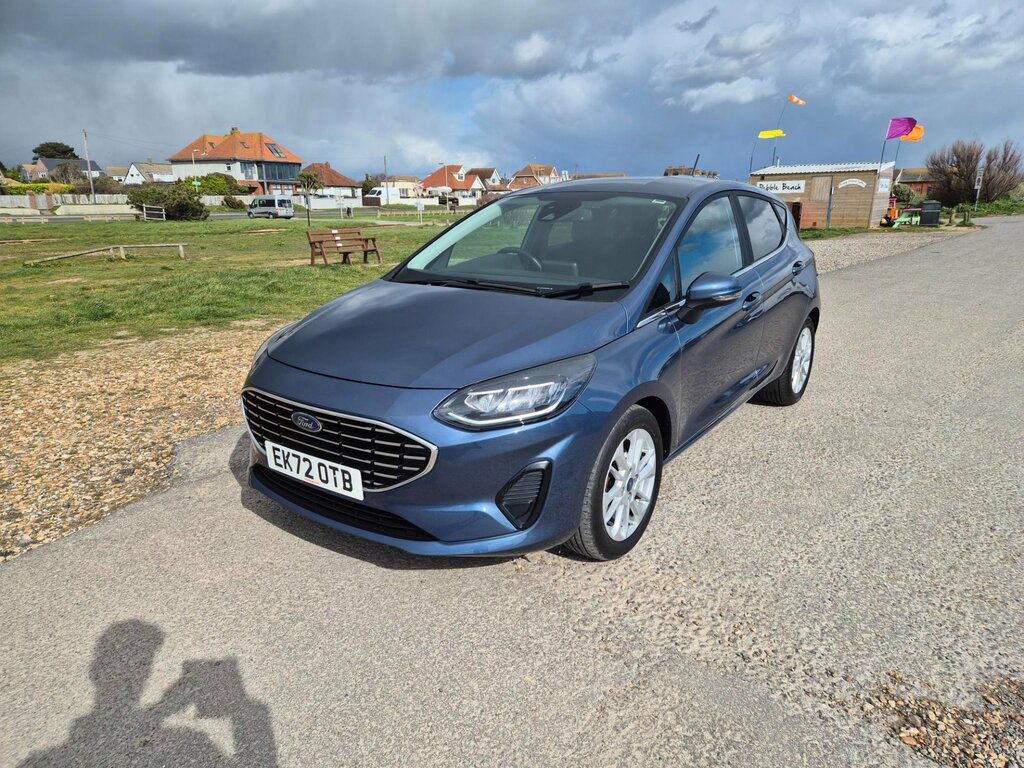 Ford Fiesta Titanium Mhev Mild Hybrid 125 Ps EK72OTB Blue #3