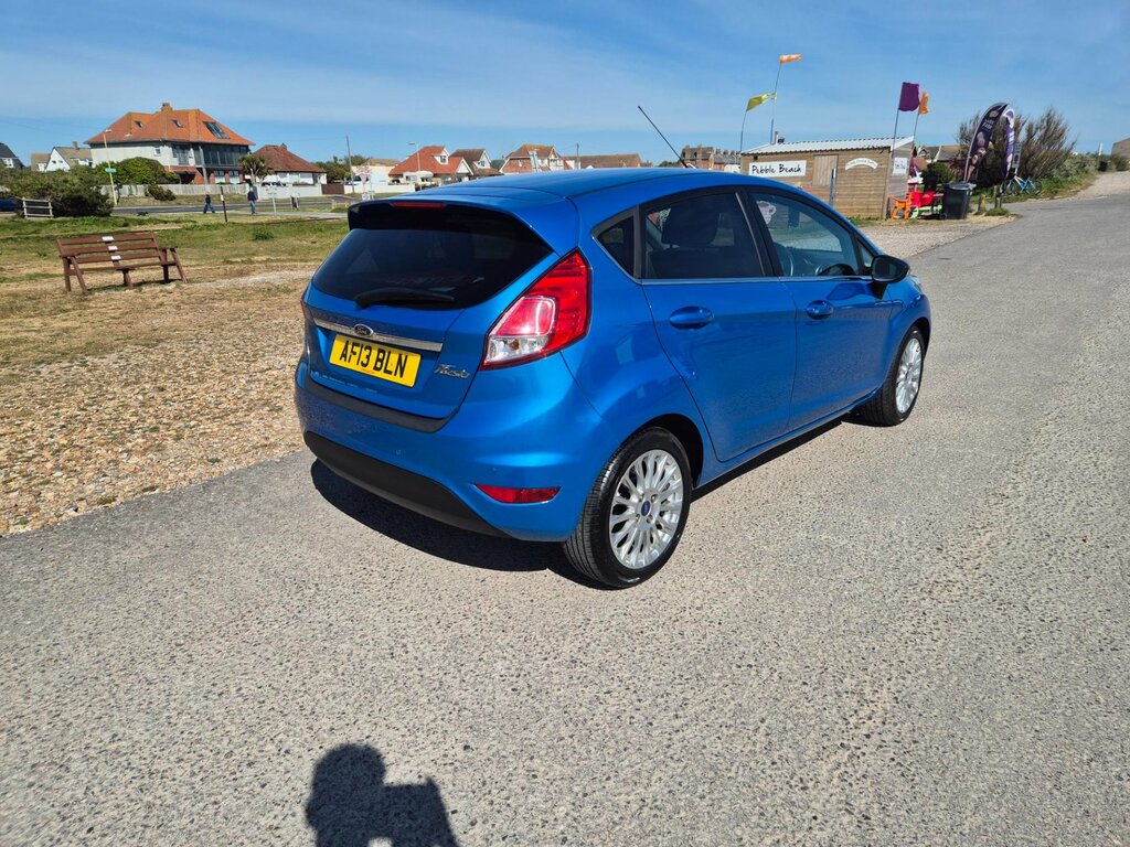 Ford Fiesta Titanium Automatic 5dr Petrol AF13BLN Blue #4