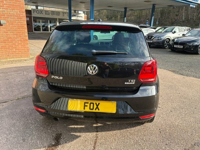 Volkswagen Polo 2015 1.2 Tsi Bluemotion Tech Se Design Hatchback 5 SM64SKO Black #6