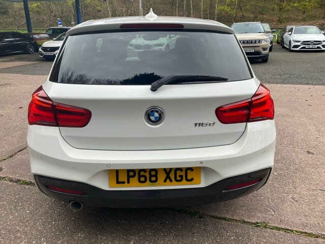 BMW 1 Series 2019 1.5 116D M Sport Hatchback LP68XGC White #3