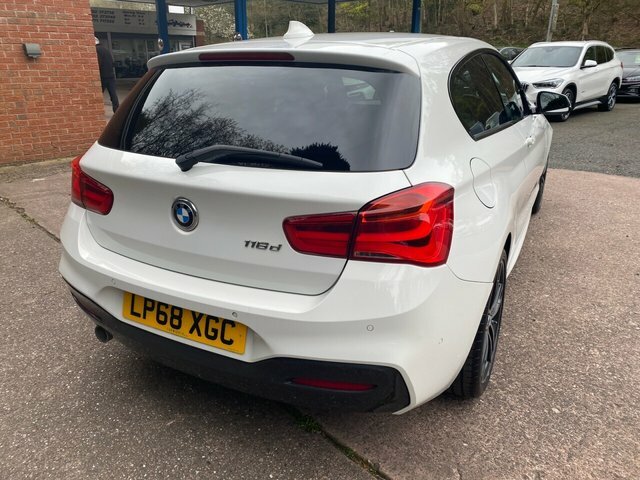 BMW 1 Series 2019 1.5 116D M Sport Hatchback LP68XGC White #5