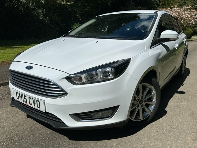 Ford Focus 2015 1.5 Tdci Titanium Hatchback GH15CVO White #2