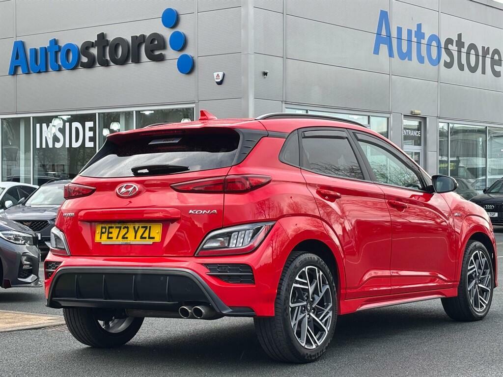 Hyundai Kona 1.0 T-gdi Mhev N Line Euro 6 Ss PE72YZL Red #5