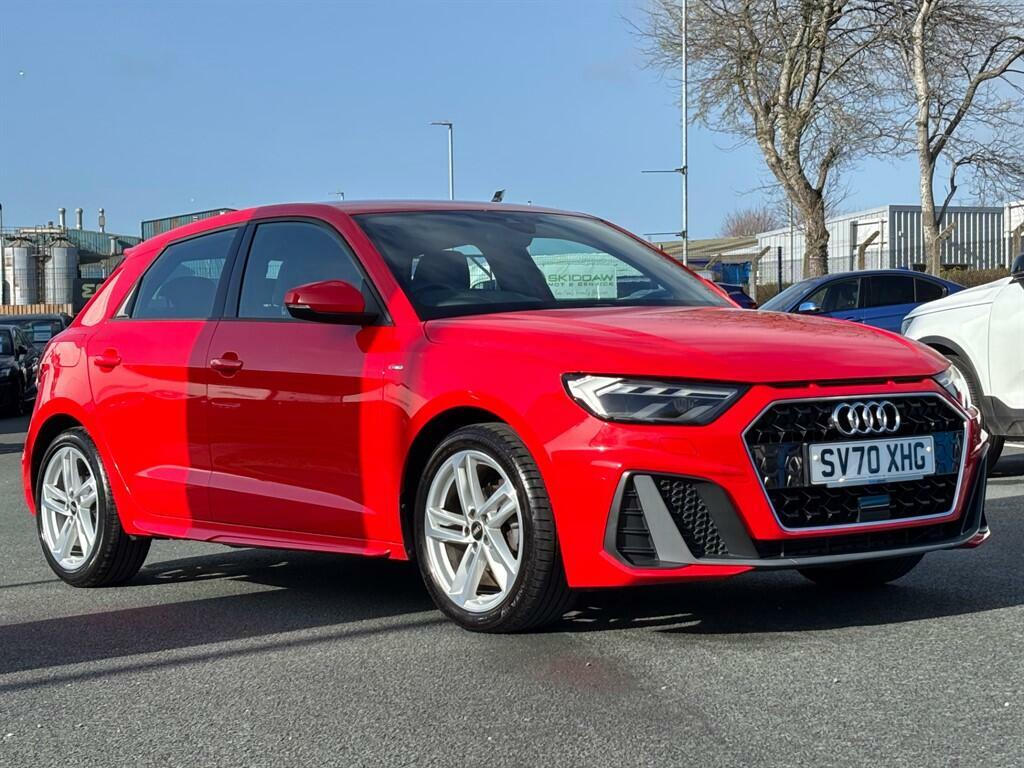 Audi A1 1.0 Tfsi 25 S Line Sportback Euro 6 Ss SV70XHG Red #3