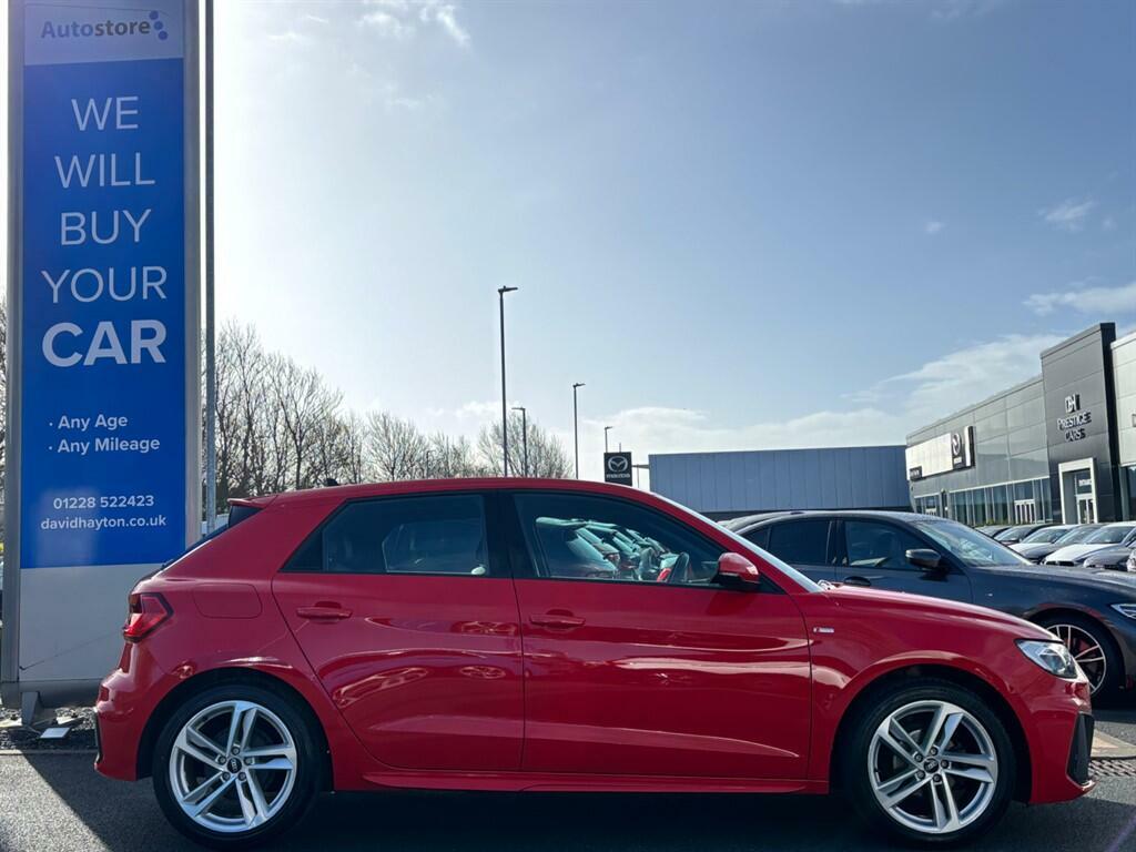Audi A1 1.0 Tfsi 25 S Line Sportback Euro 6 Ss SV70XHG Red #4