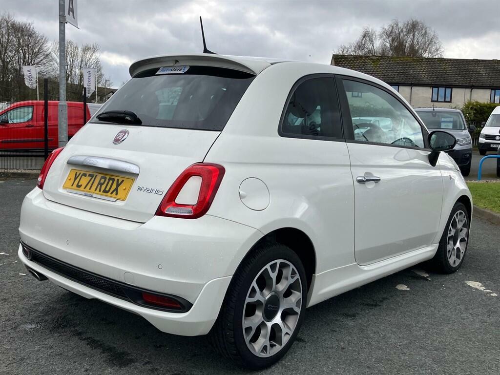 Fiat 500 1.0 Mhev Rock Star Euro 6 Ss YC71RDX White #6