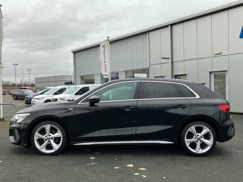 Audi A3 2.0 Tdi 35 S Line Sportback S Tronic Euro 6 Ss Black #4