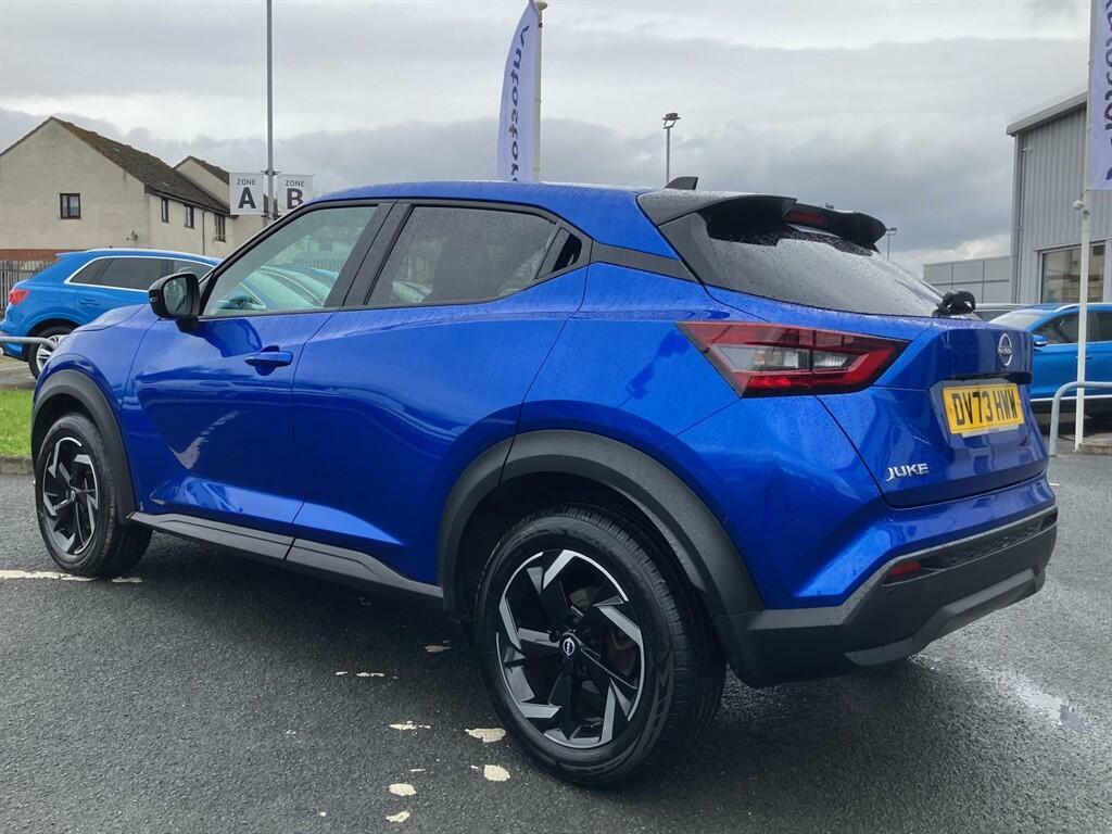 Nissan Juke 1.0 Dig-t N-connecta Euro 6 Ss DV73HWW Blue #4