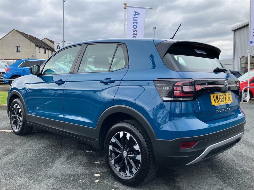 Volkswagen T-Cross 1.0 Tsi S Euro 6 Ss VK69FJE Blue #4